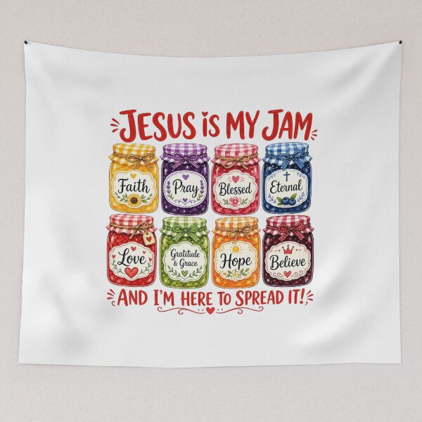 Item preview, Jesus is My Jam Christian designed and sold by zoes-ink.