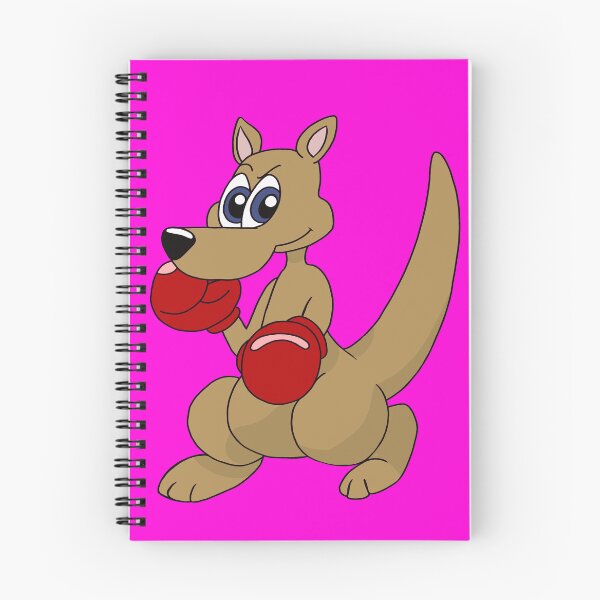 Item preview, Focused Boxing Australian Kangaroo with Red Boxing Gloves designed and sold by CozyCritters8.