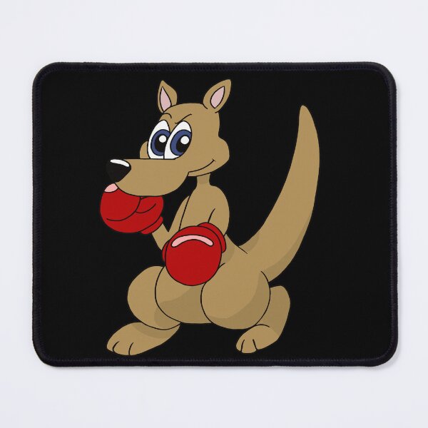 Item preview, Focused Boxing Australian Kangaroo with Red Boxing Gloves designed and sold by CozyCritters8.