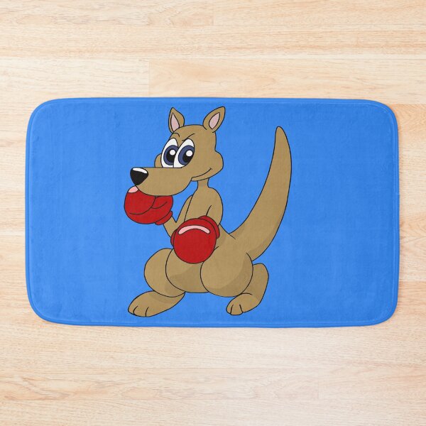 Item preview, Focused Boxing Australian Kangaroo with Red Boxing Gloves designed and sold by CozyCritters8.