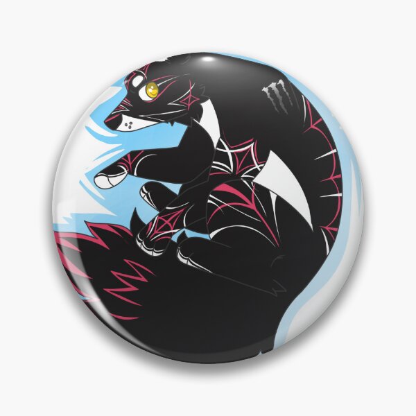 Item preview, Ultra black wolf art sticker designed and sold by VenixAnimatez .
