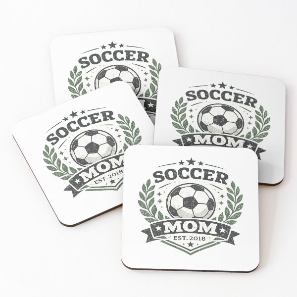 Item preview, Soccer Mom Est 2018 Vintage Badge Laurel Wreath Soccer Ball Graphic  designed and sold by HobsS.