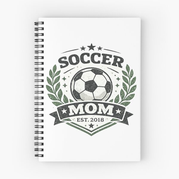 Item preview, Soccer Mom Est 2018 Vintage Badge Laurel Wreath Soccer Ball Graphic  designed and sold by HobsS.