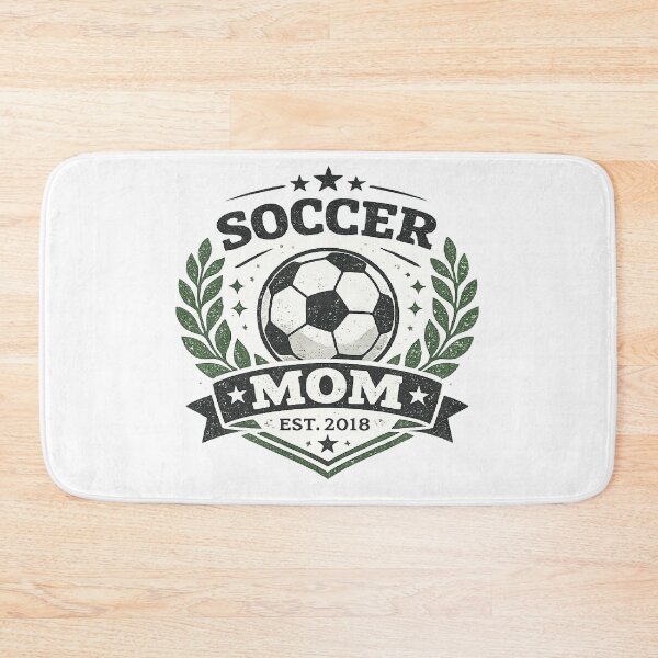 Item preview, Soccer Mom Est 2018 Vintage Badge Laurel Wreath Soccer Ball Graphic  designed and sold by HobsS.