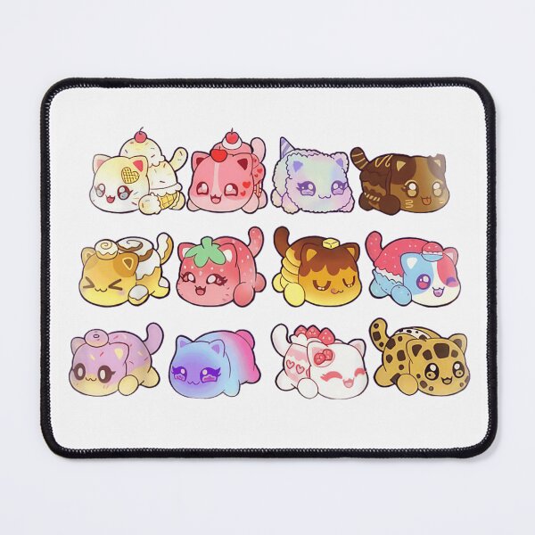 Item preview, Cute Kawaii Food Cats Collection Dessert Feline Stickers Sweet Treats Art designed and sold by Ophtizu.
