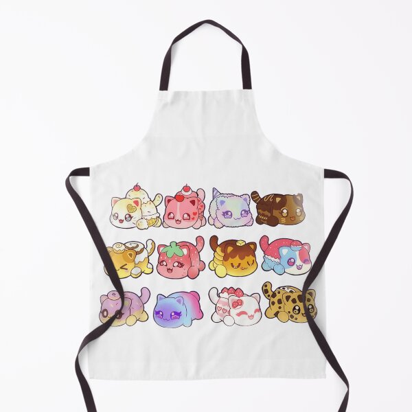 Item preview, Cute Kawaii Food Cats Collection Dessert Feline Stickers Sweet Treats Art designed and sold by Ophtizu.