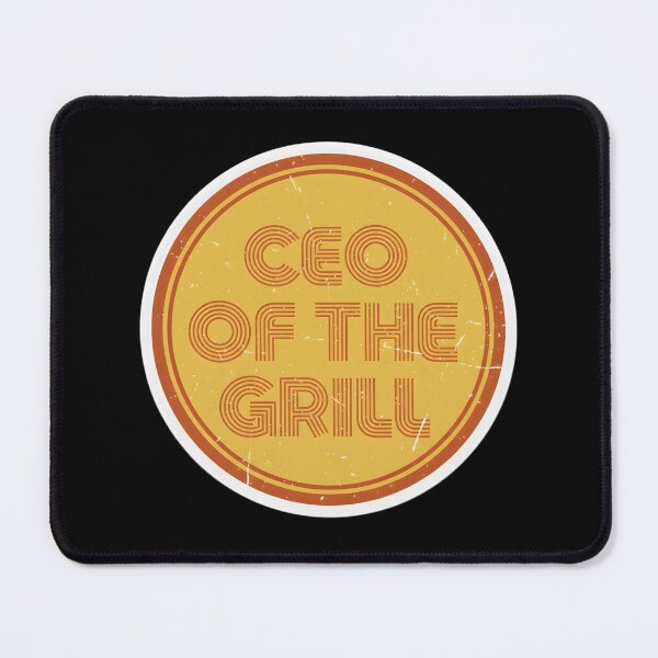 Item preview, CEO of the Grill Funny BBQ Apron Retro Vintage Grill Master Gift designed and sold by FestivityFinds.