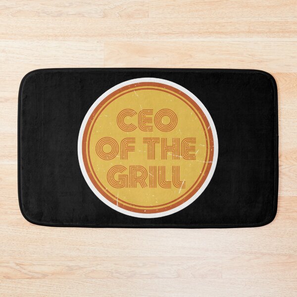 Item preview, CEO of the Grill Funny BBQ Apron Retro Vintage Grill Master Gift designed and sold by FestivityFinds.