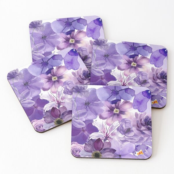 Item preview, Purple flower collage designed and sold by AccessoriesareNecessities.
