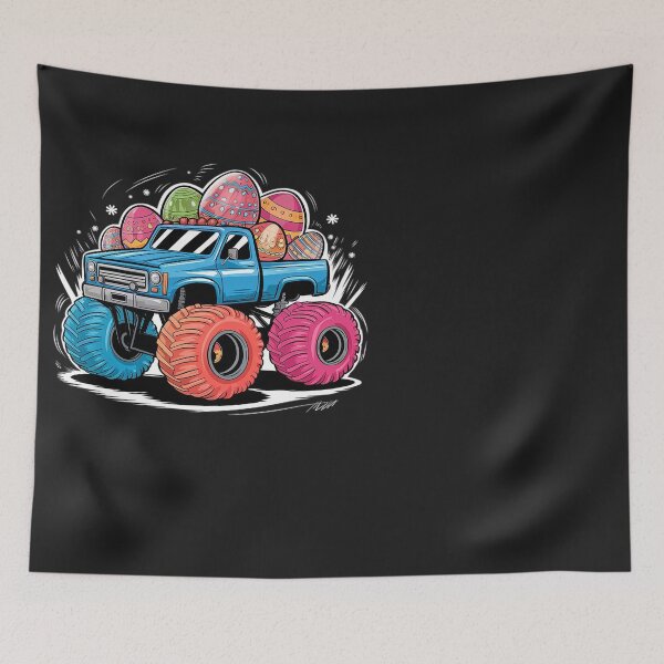 Item preview, Happy Easter Monster Truck Easter Eggs Toddler Kids Boys designed and sold by VinhSinh.