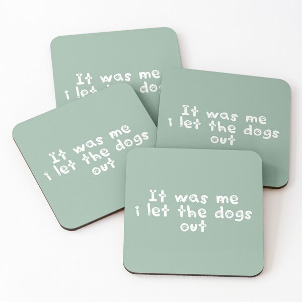 Item preview, Who let the dogs out? White designed and sold by QukiDesign.