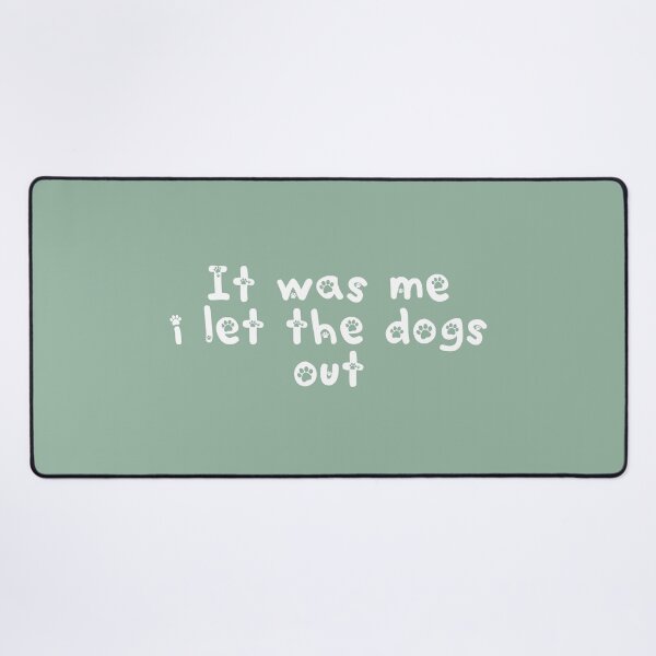 Item preview, Who let the dogs out? White designed and sold by QukiDesign.