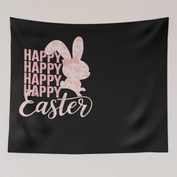 Item preview, Happy Easter Pink Bunny Rabbit Face Easter Day Girls Women designed and sold by VinhSinh.