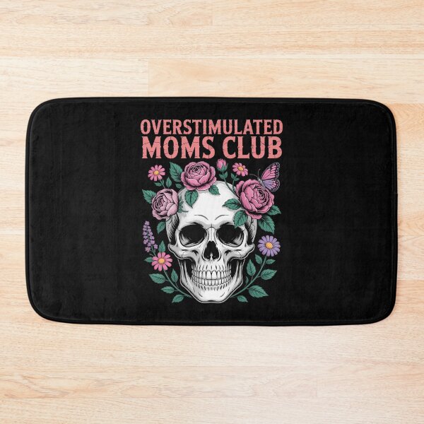 Item preview, Overstimulated Moms Club Cute Skull Mother_s Day designed and sold by elunyzexac.