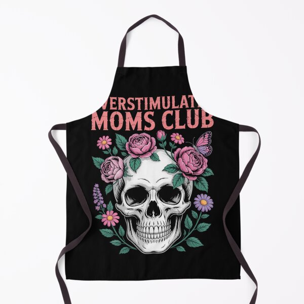 Item preview, Overstimulated Moms Club Cute Skull Mother_s Day designed and sold by elunyzexac.