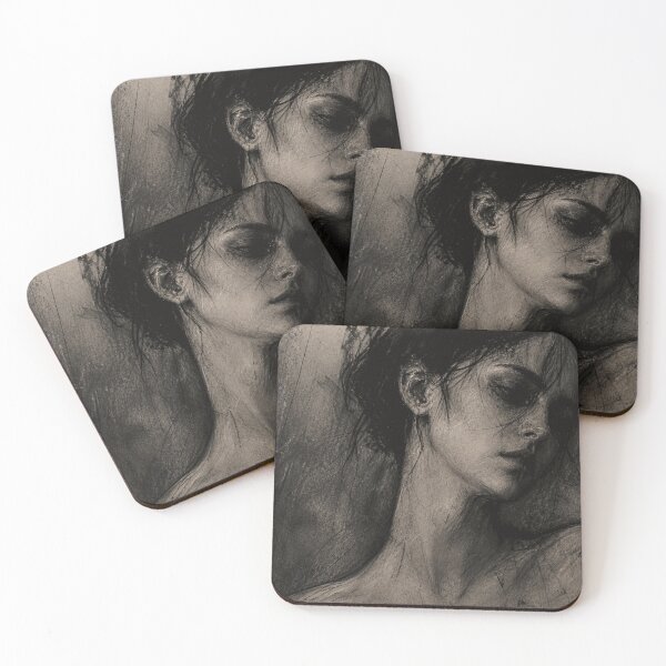 Item preview, Moonlit Woman Expressive Sketch designed and sold by JohnyOcon02.