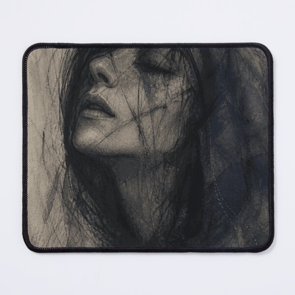Item preview, Moody Woman Sketch Art designed and sold by JohnyOcon02.