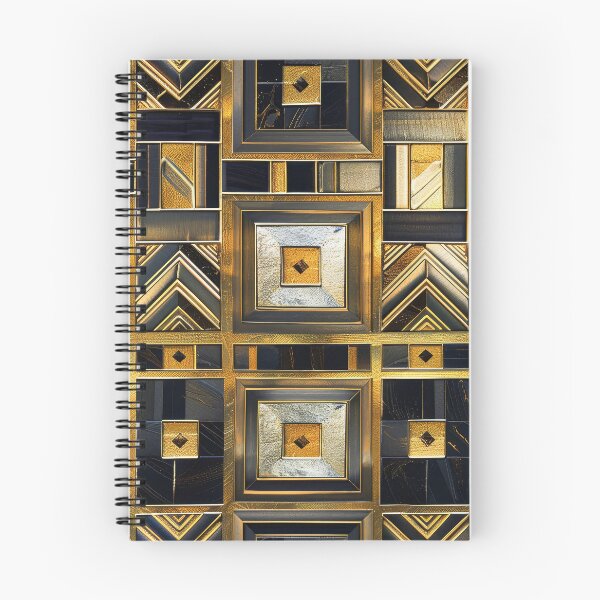 Item preview, Art Deco Geometric Golden And Black Designs Pattern designed and sold by DEC02.