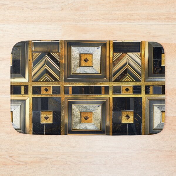 Item preview, Art Deco Geometric Golden And Black Designs Pattern designed and sold by DEC02.