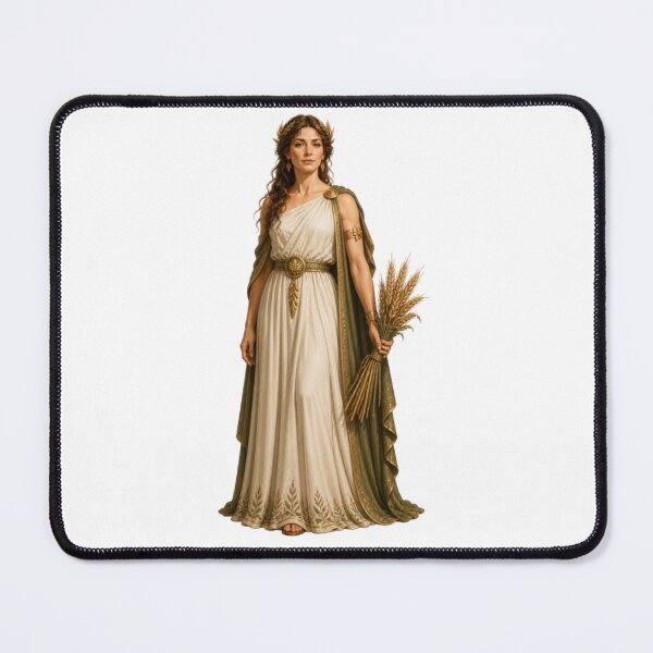 Item preview, Demeter Greek Goddess Harvest Earth Agriculture Mythology Design designed and sold by The Dark Files.