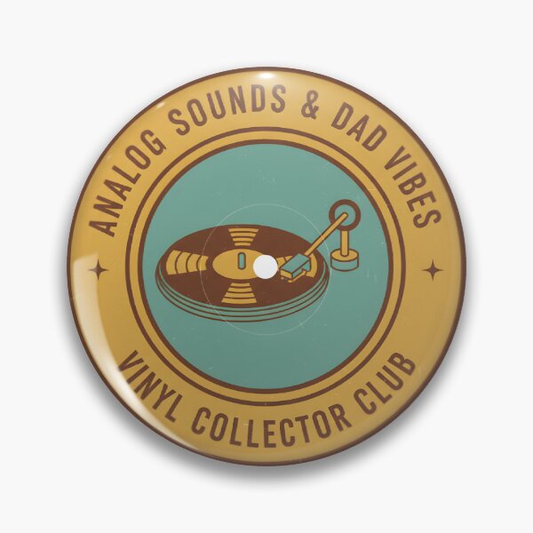 Item preview, Analog Sounds Dad Vibes Vinyl Sticker Retro Record Player Collector Decal designed and sold by FestivityFinds.
