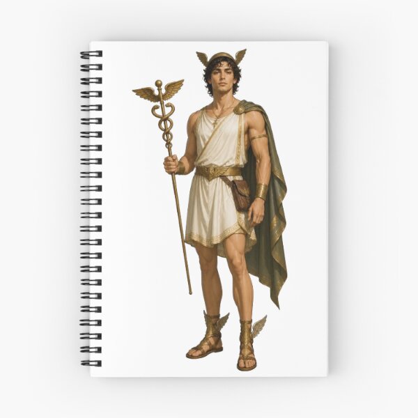Item preview, Hermes Greek God Messenger Speed Travel Trickster Mythology Design designed and sold by The Dark Files.