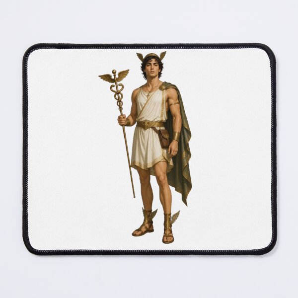 Item preview, Hermes Greek God Messenger Speed Travel Trickster Mythology Design designed and sold by The Dark Files.