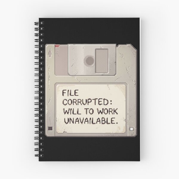 Item preview, File Corrupted | Y2K Anti-Hustle & Retro Tech Humor designed and sold by OVERRIDESTUDIOS.