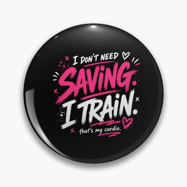 Item preview, I Don’t Need Saving I Train Funny Gym Quote designed and sold by StoryInCode.