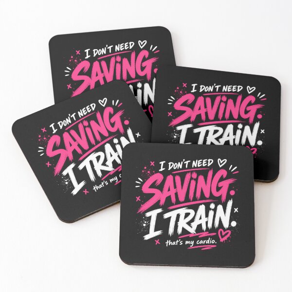 Item preview, I Don’t Need Saving I Train Funny Gym Quote designed and sold by StoryInCode.