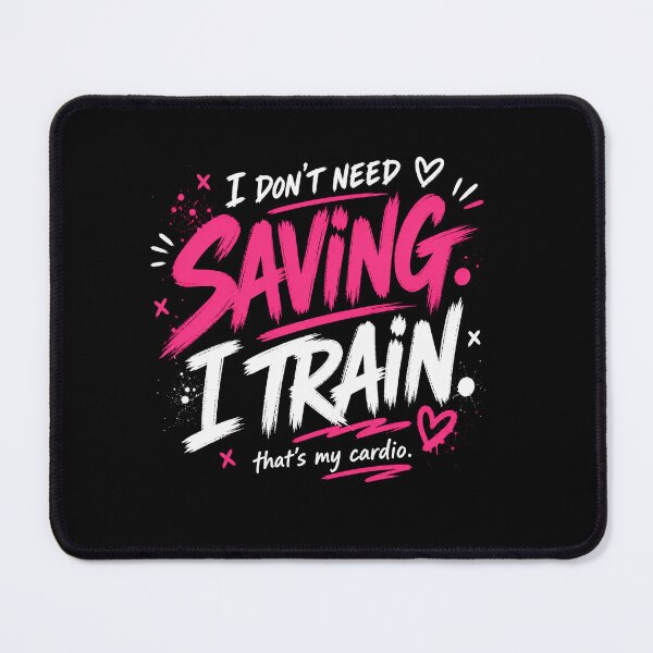 Item preview, I Don’t Need Saving I Train Funny Gym Quote designed and sold by StoryInCode.