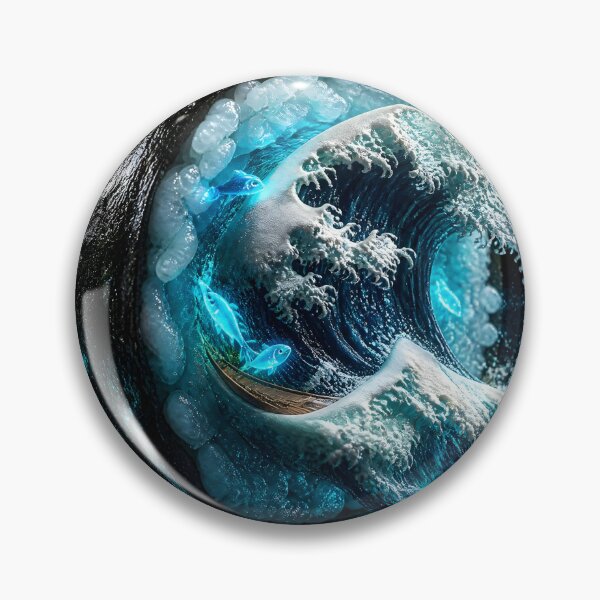 Item preview, The Great Wave Maki: Hokusai Spirit designed and sold by BGM by AI.