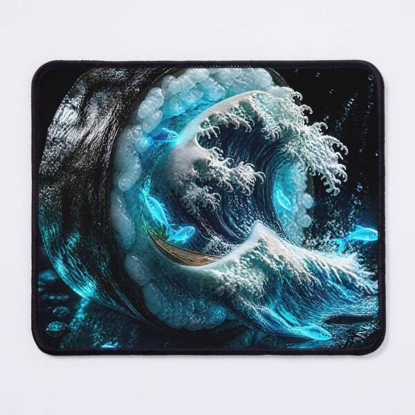 Item preview, The Great Wave Maki: Hokusai Spirit designed and sold by BGM by AI.