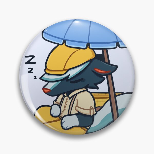 Item preview, Kicks Animal Crossing New Horizons Sleeping Sticker designed and sold by Cup-Moss.