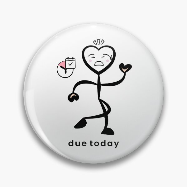 Item preview, Winsky Deadline Mood – Stressed Heart (Lower Text Edition) designed and sold by LluviaStudio.