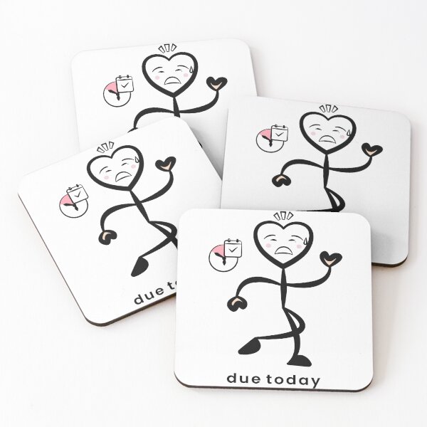 Item preview, Winsky Deadline Mood – Stressed Heart (Lower Text Edition) designed and sold by LluviaStudio.
