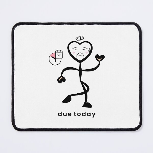 Item preview, Winsky Deadline Mood – Stressed Heart (Lower Text Edition) designed and sold by LluviaStudio.