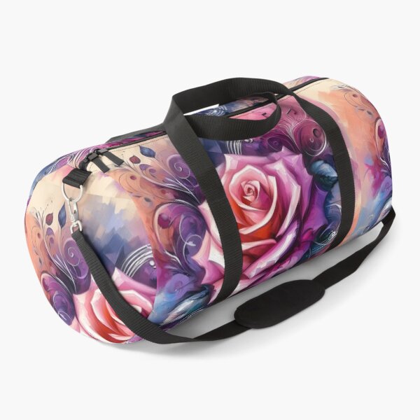 Item preview, Melodic Bloom – Abstract Rose with Musical Harmony flower in nature abstract art designed and sold by AESTHETIC-FLAIR.