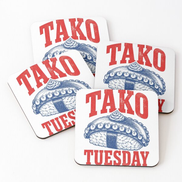 Item preview, Tako Tuesday. Tako means octopus in Japanese. designed and sold by Birdie and Flynn.