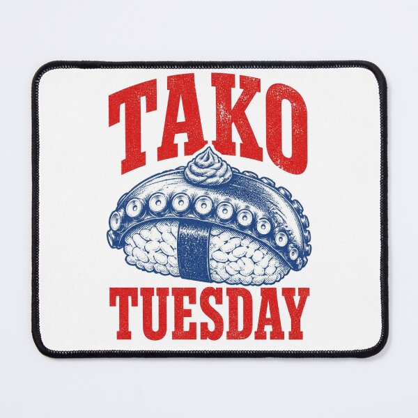Item preview, Tako Tuesday. Tako means octopus in Japanese. designed and sold by Birdie and Flynn.