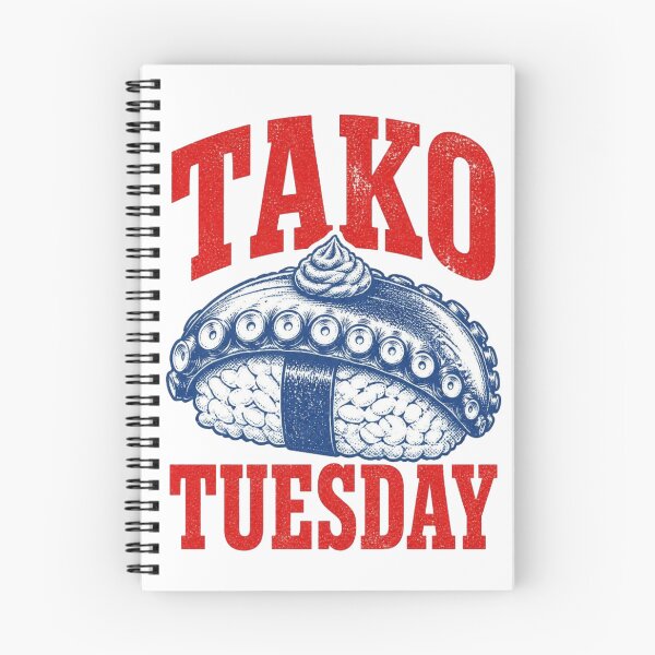 Item preview, Tako Tuesday. Tako means octopus in Japanese. designed and sold by Birdie and Flynn.