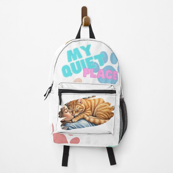 Item preview, My Quiet Place: Sleeping Girl with Ginger Cat and Cassettes designed and sold by InfinitePawBond.