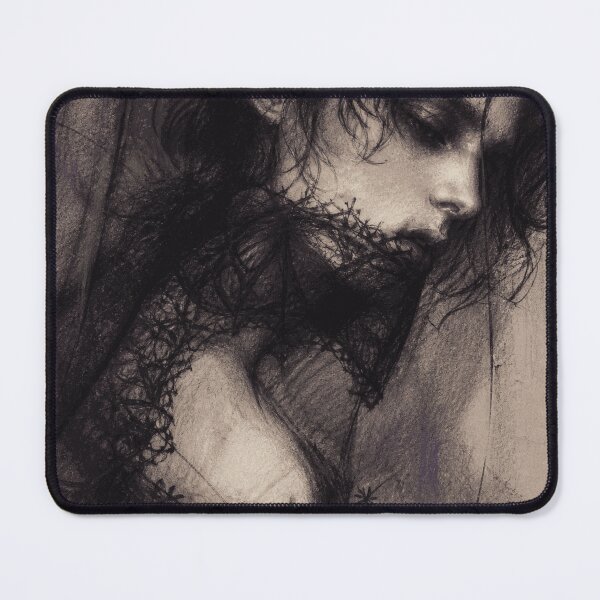 Item preview, Dark Melancholy Portrait Sketch designed and sold by JohnyOcon02.