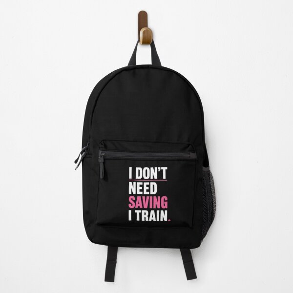 Item preview, I Don’t Need Saving I Train Minimal Typography designed and sold by StoryInCode.