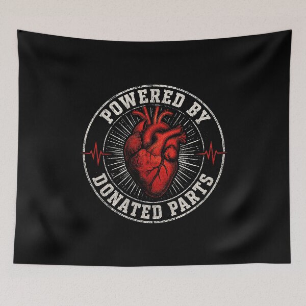 Item preview, POWERED BY DONATED PARTS designed and sold by zoes-ink.