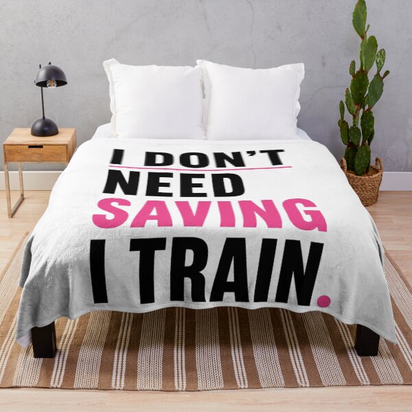Item preview, I Don’t Need Saving I Train Minimal Typography designed and sold by StoryInCode.