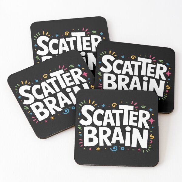 Item preview, Scatter Brain Funny Autism ADHD Neurodivergent Humor Gift designed and sold by Say It With Ink.