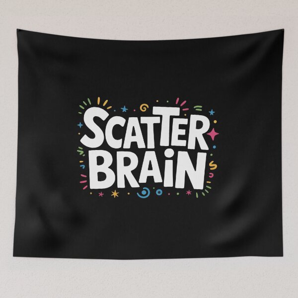 Item preview, Scatter Brain Funny Autism ADHD Neurodivergent Humor Gift designed and sold by Say It With Ink.