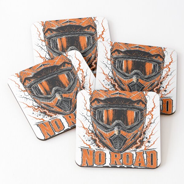Item preview, No Road No Problem Motocross Helmet Graphic Tee designed and sold by IvoryArtDesign.