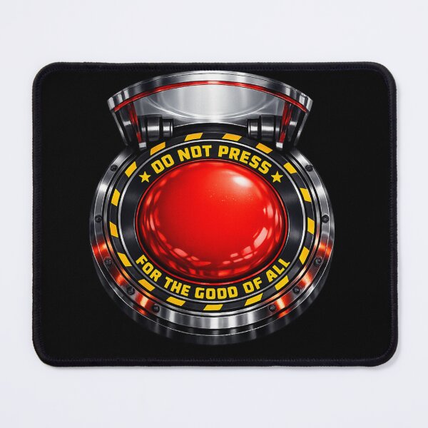 Item preview, The Red Button - Do Not Press (For The Good Of All) designed and sold by Urban-InkStudio.